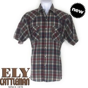 🌟   ELY CATTLEMAN Checkered Polo